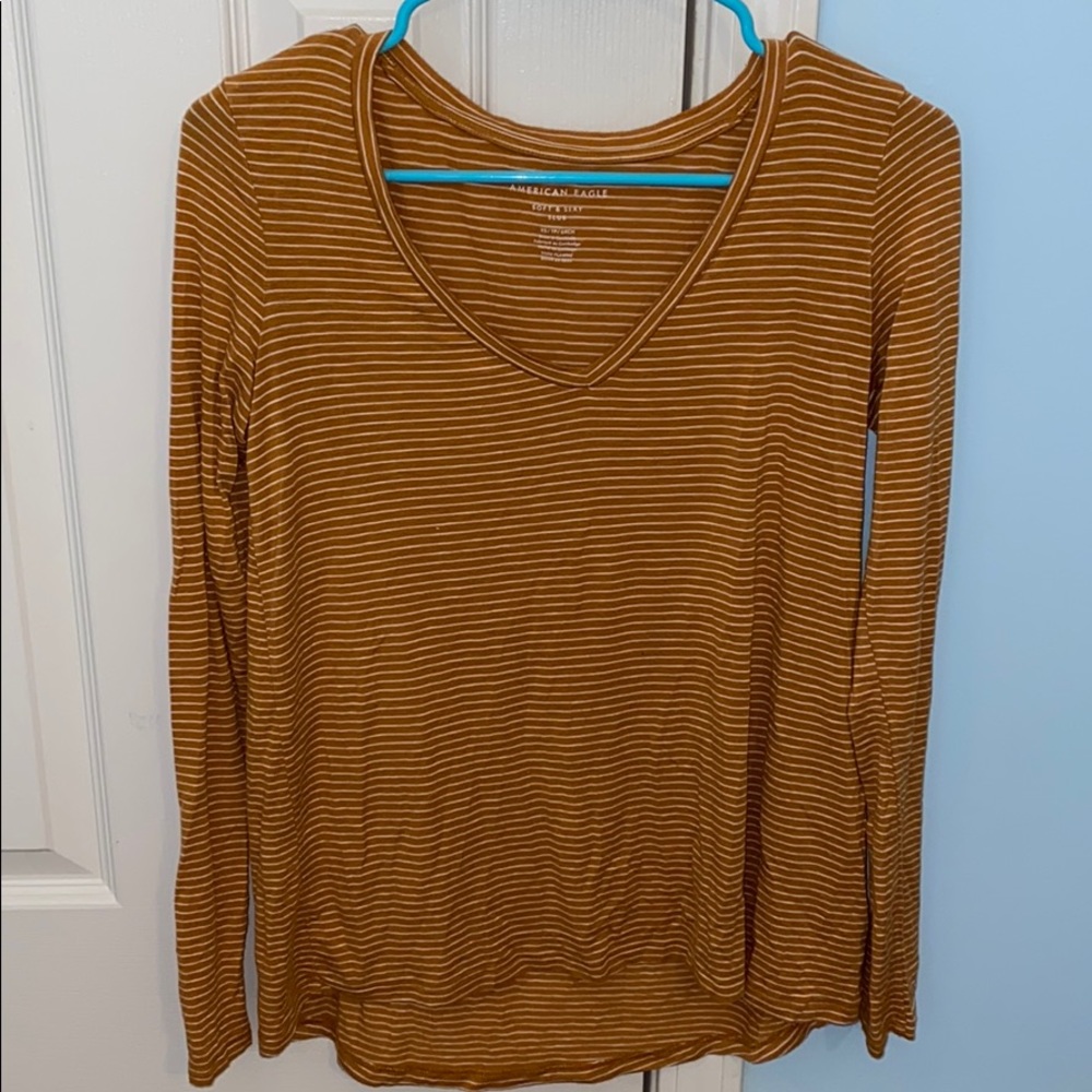 Long sleeve striped shirt